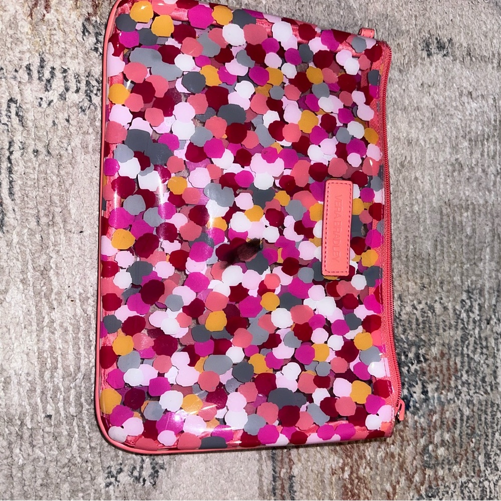 Vera Bradley Pink Multicolor Cosmetic Bag